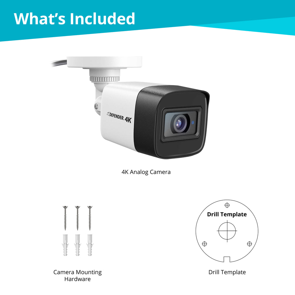 4K Ultra HD Wired Additional Security Camera V2