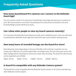 Guard Pro 2K WiFi. Plug-In Power Security Camera (Certified Open Box)