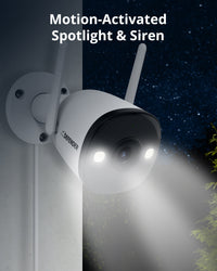 EXCLUSIVE BUNDLE: Guard Pro 2K WiFi. Plug-In Power Security Camera, 2 Pack. 2 256GB SD Cards