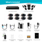4K Vision Ultra HD Wired 8 Channel DVR Security System with 8 Cameras