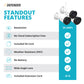 Guard 2K WiFi. Plug-In Power Security Cameras, 3 Pack