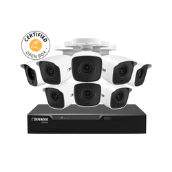 4K Vision Ultra HD Wired 8 Channel DVR Security System with 8 Cameras (Certified Open Box)