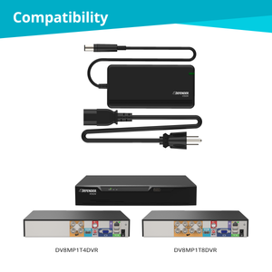 4K Vision 4 & 8 Channel DVR Power Supply