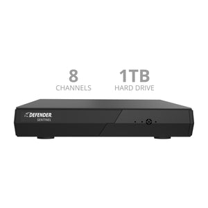 Sentinel 4K 8 Channel NVR with 1TB HDD