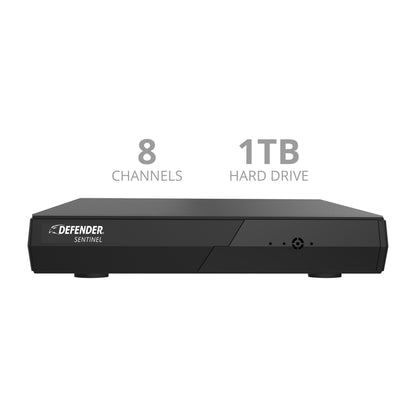 Sentinel 4K 8 Channel NVR with 1TB HDD