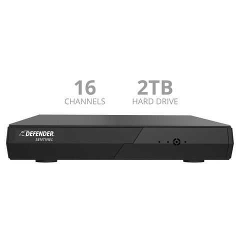Sentinel 4K 16 Channel NVR with 2TB HDD