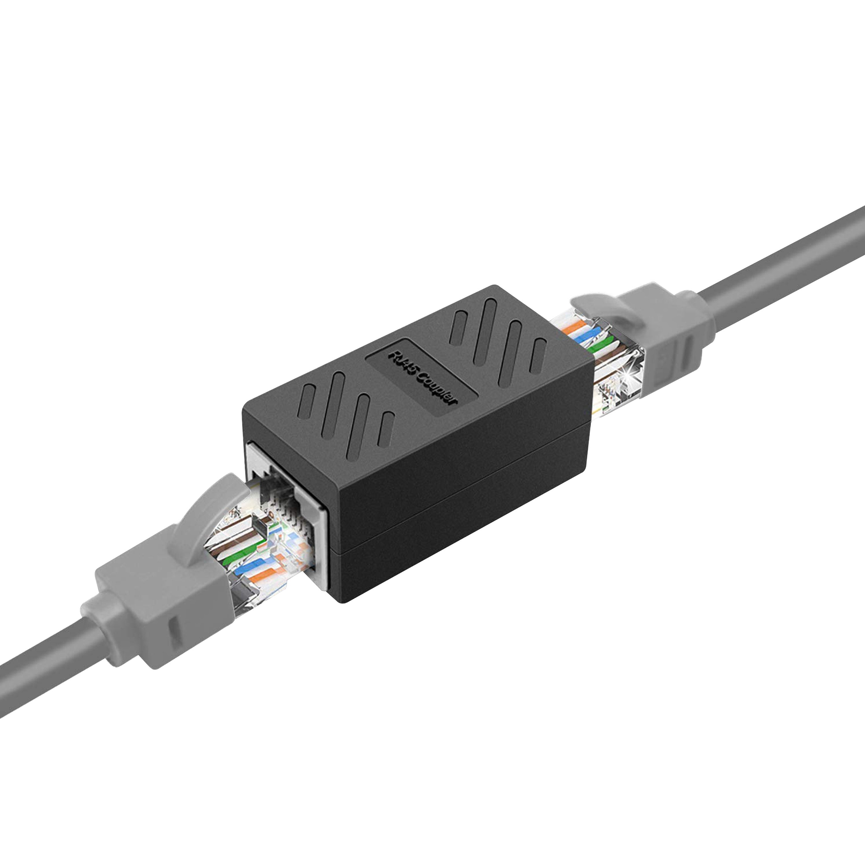 60ft. Ethernet Extension Cable with Ethernet Cable Coupler