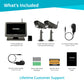PhoenixM2 Non-WiFi. Plug-In Power Security System with 2 Cameras {Certified Open Box}
